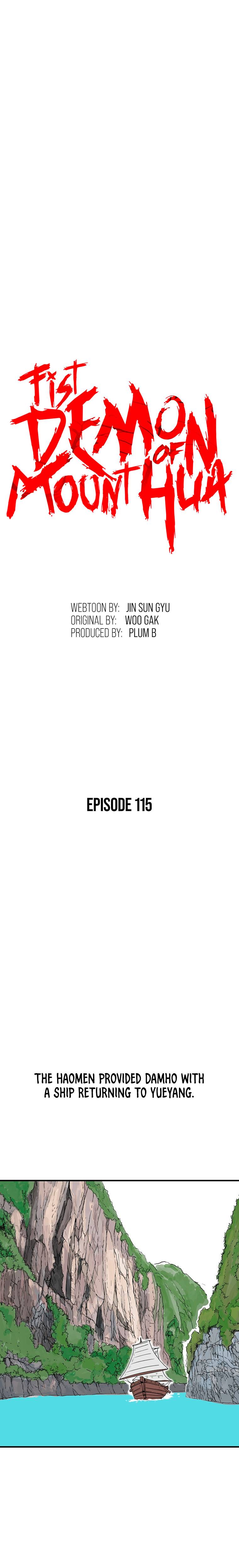 Fist demon of Mount Hua Chapter 115 - Page 3