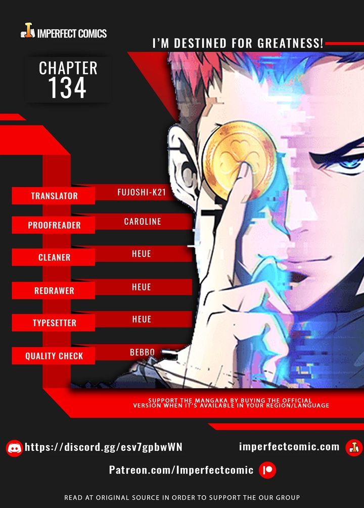 I’m Destined for Greatness! Chapter 134 - Page 1