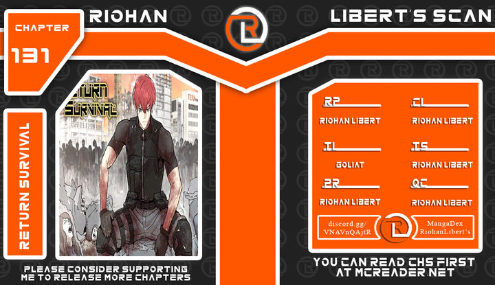 Return Survival Chapter 131 - Page 1