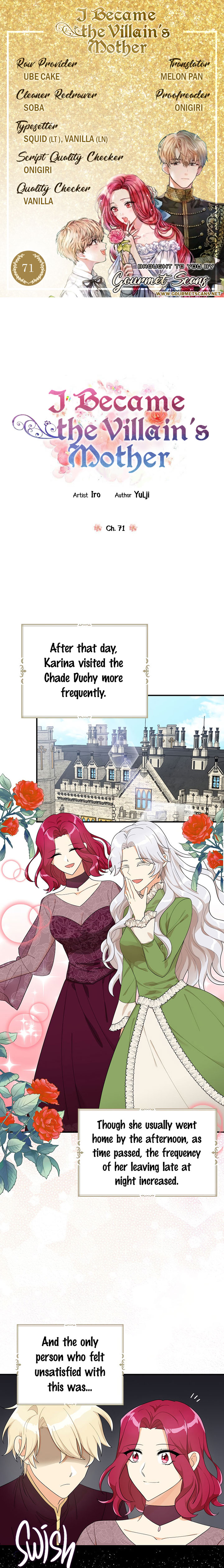 I Became the Villain’s Mother Chapter 71 - Page 1