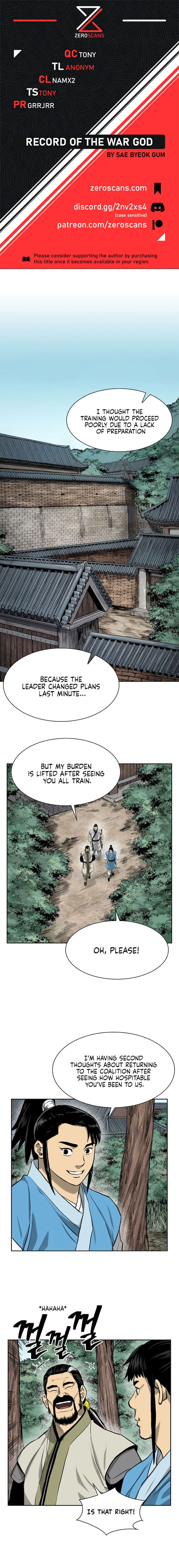 Record of the War God Chapter 44 - Page 1