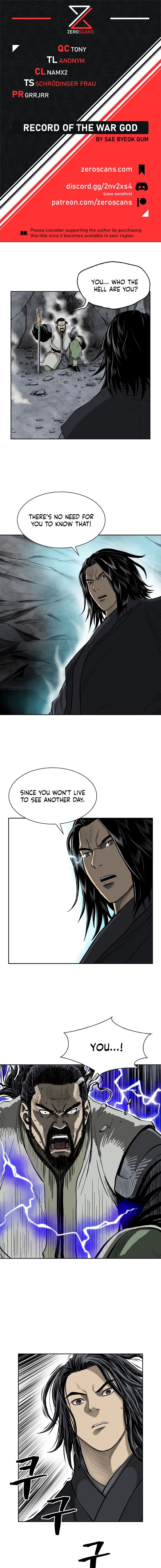 Record of the War God Chapter 52 - Page 1