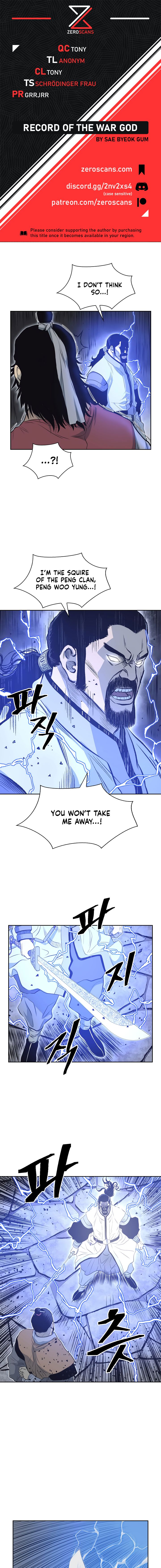 Record of the War God Chapter 60 - Page 1