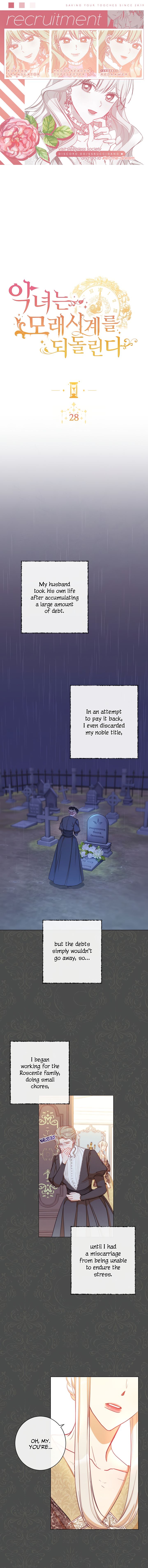 The Villainess Reverses the Hourglass Chapter 28 - Page 1