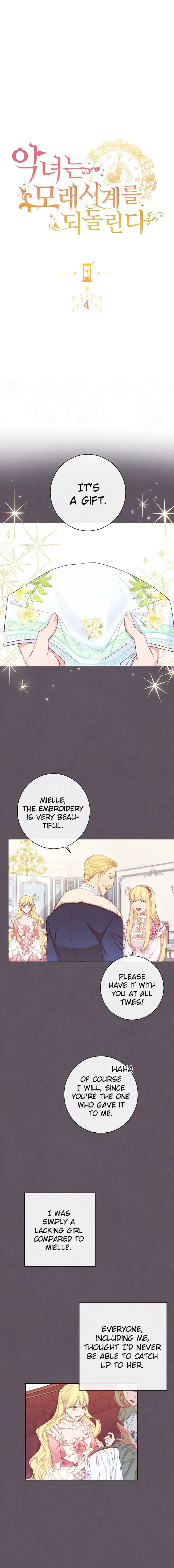 The Villainess Reverses the Hourglass Chapter 4 - Page 1