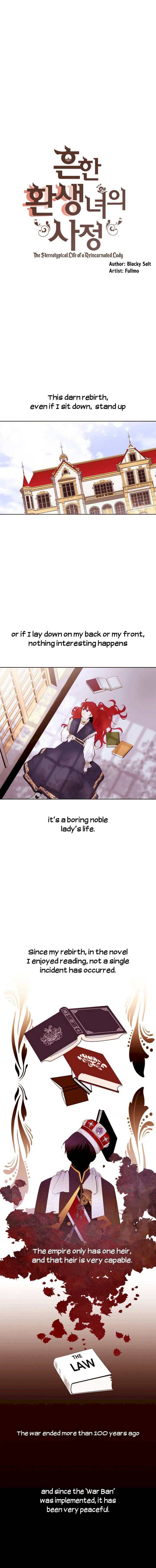 The Stereotypical Life of a Reincarnated Lady Chapter 1 - Page 1