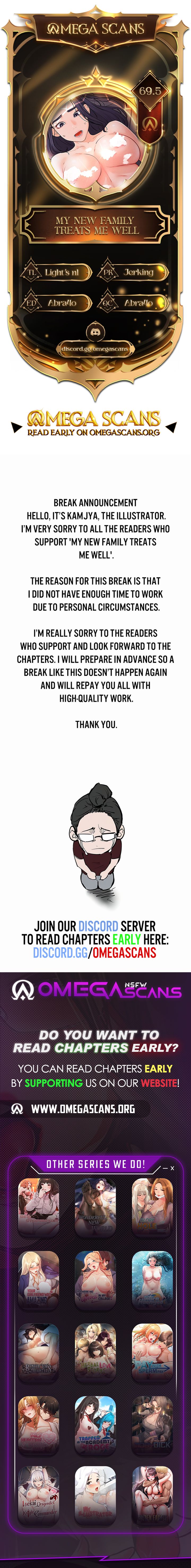 My New Family Treats me Well Chapter 69.5 - Page 1