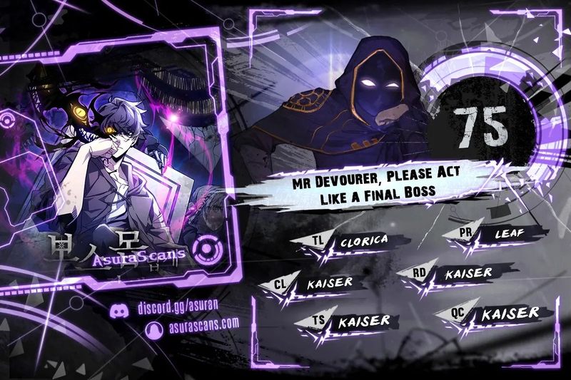 Mr Devourer, Please Act Like a Final Boss Chapter 75 - Page 1