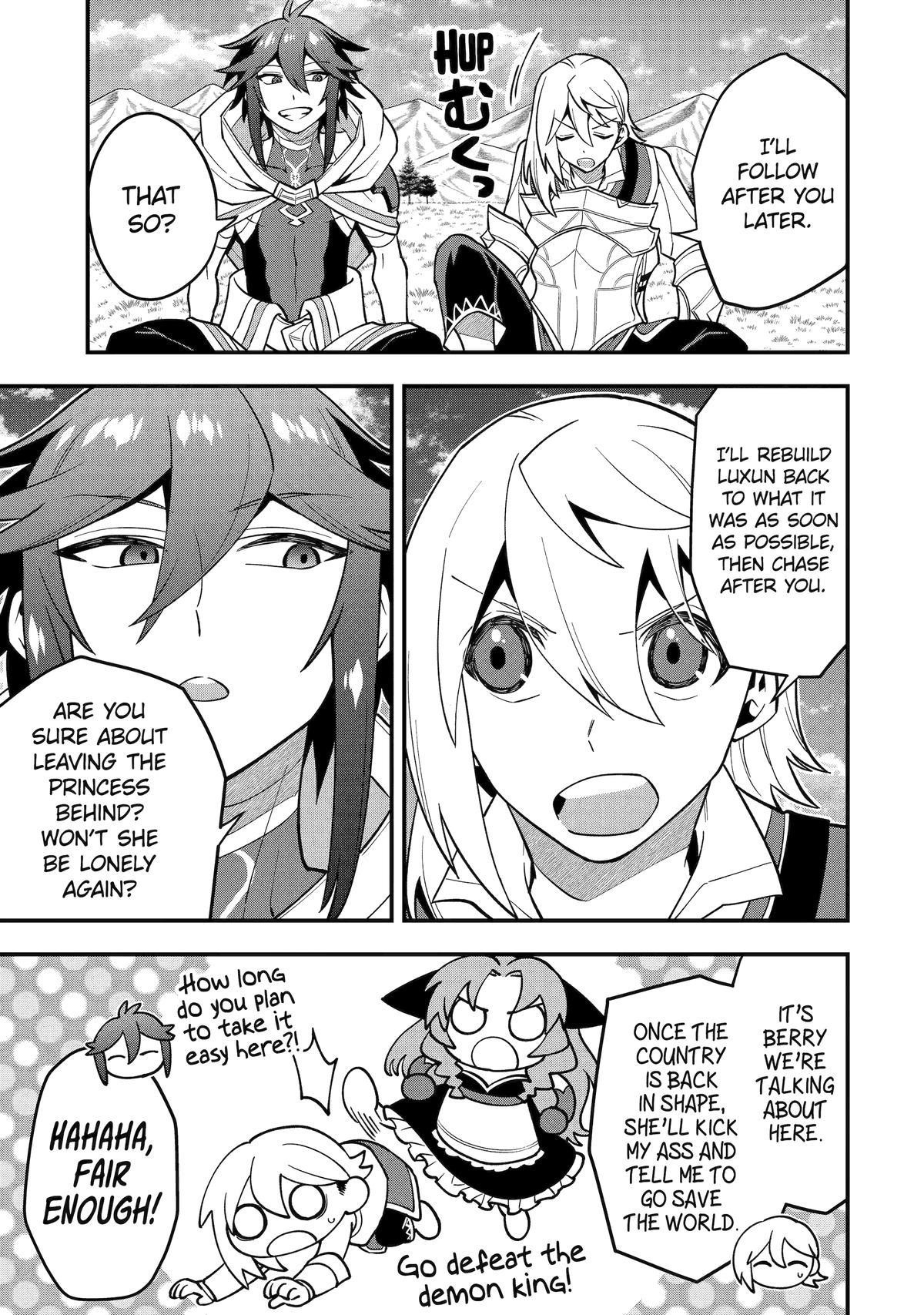 Kouryakuhon O Kushi Suru Saikyou No Mahoutsukai ~< Meirei Sa Sero > To Wa Iwa Senai Oreryuu Mao Tobatsu Saizen Ruuto ~ Chapter 60 - Page 29