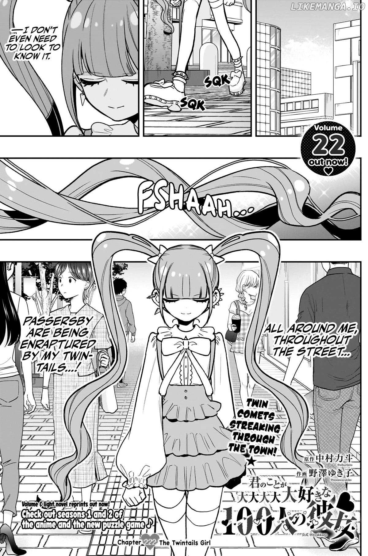 The 100 Girlfriends Who Really, Really, Really, Really, Really Love You Chapter 222 - Page 1