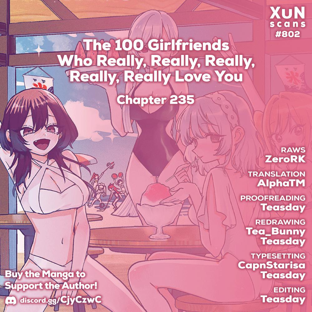 The 100 Girlfriends Who Really, Really, Really, Really, Really Love You Chapter 235 - Page 1