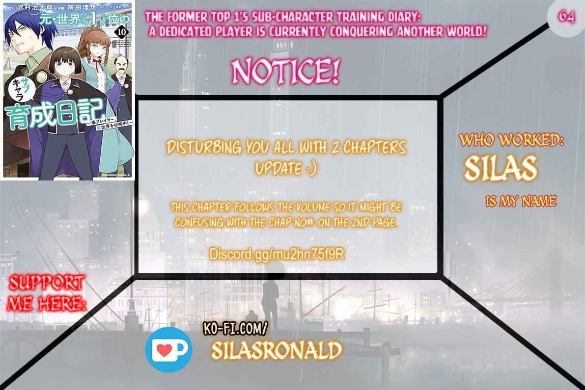 The Former Top 1’s Sub-Character Training Diary ~A Dedicated Player Is Currently Conquering Another World!~ Chapter 64 - Page 1