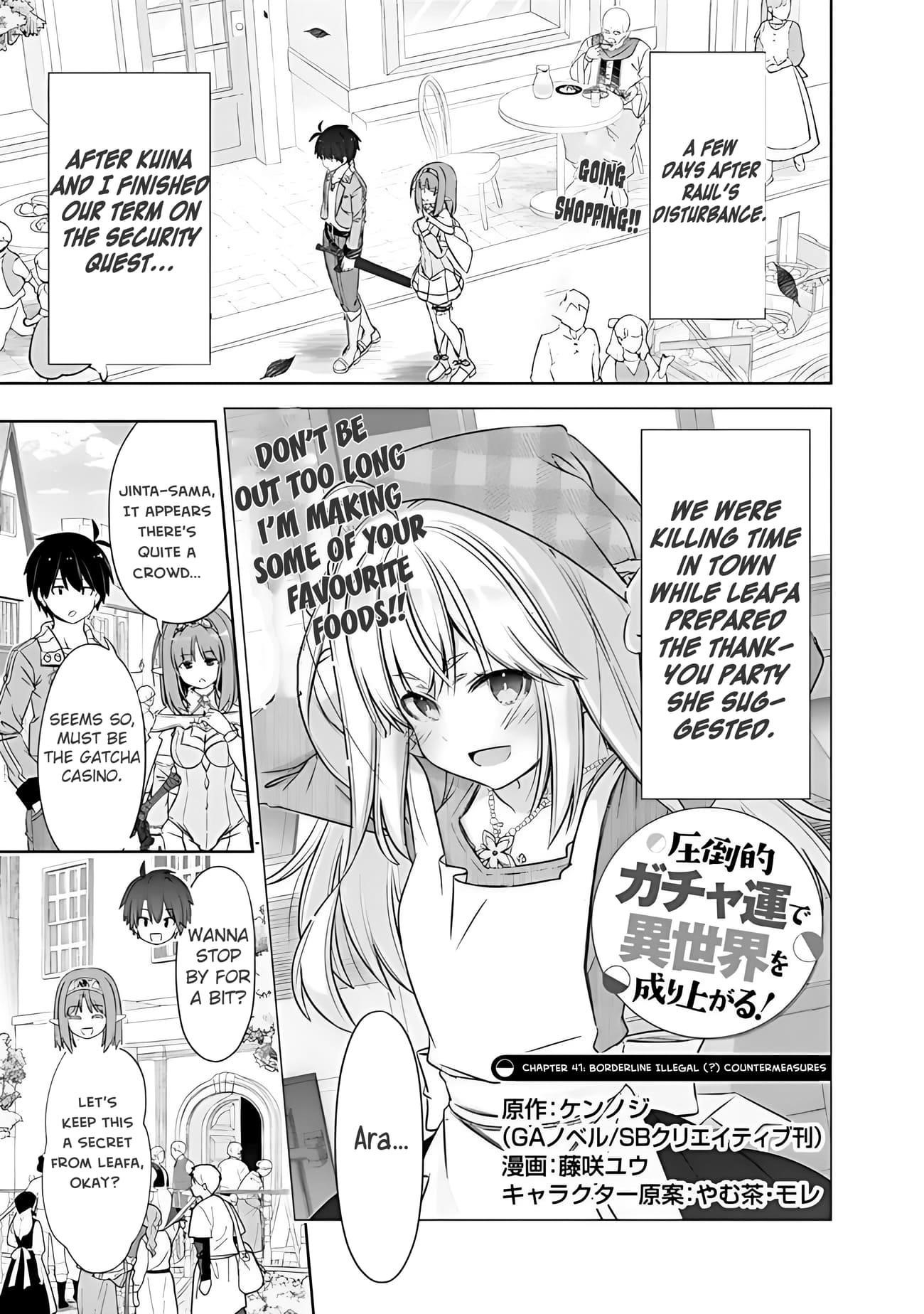 I Rose Suddenly In The Alternate World By Overwhelming Gacha With Luck! Chapter 41 - Page 1