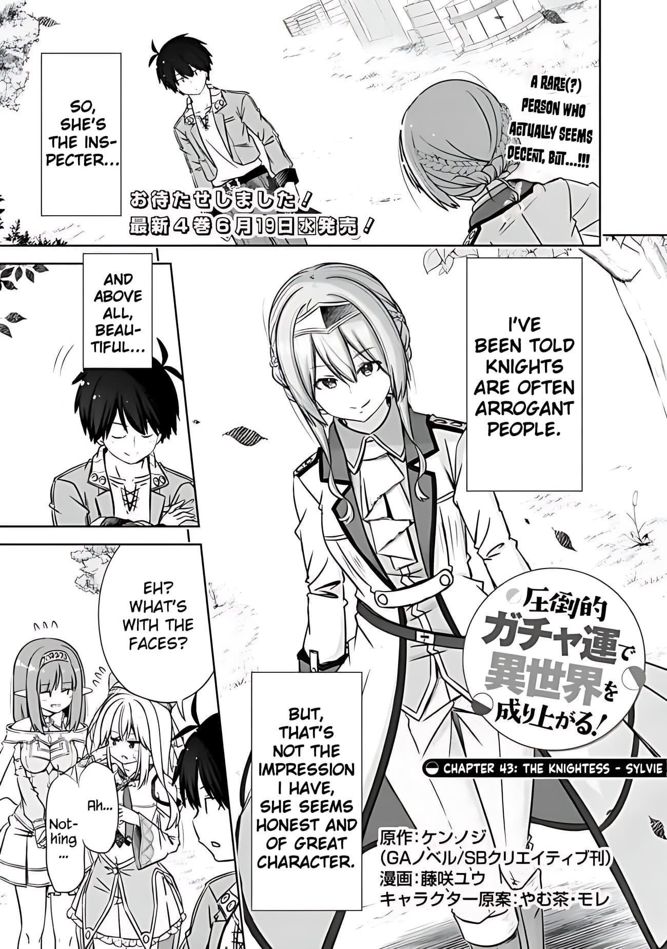 I Rose Suddenly In The Alternate World By Overwhelming Gacha With Luck! Chapter 43 - Page 1