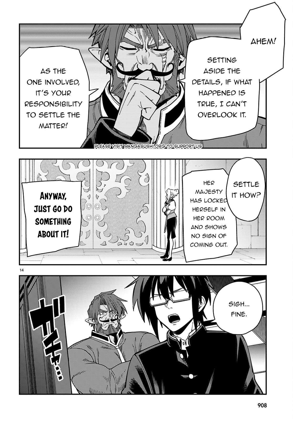 Konjiki No Moji Tsukai – Yuusha Yonin Ni Makikomareta Unique Cheat Chapter 120 - Page 14