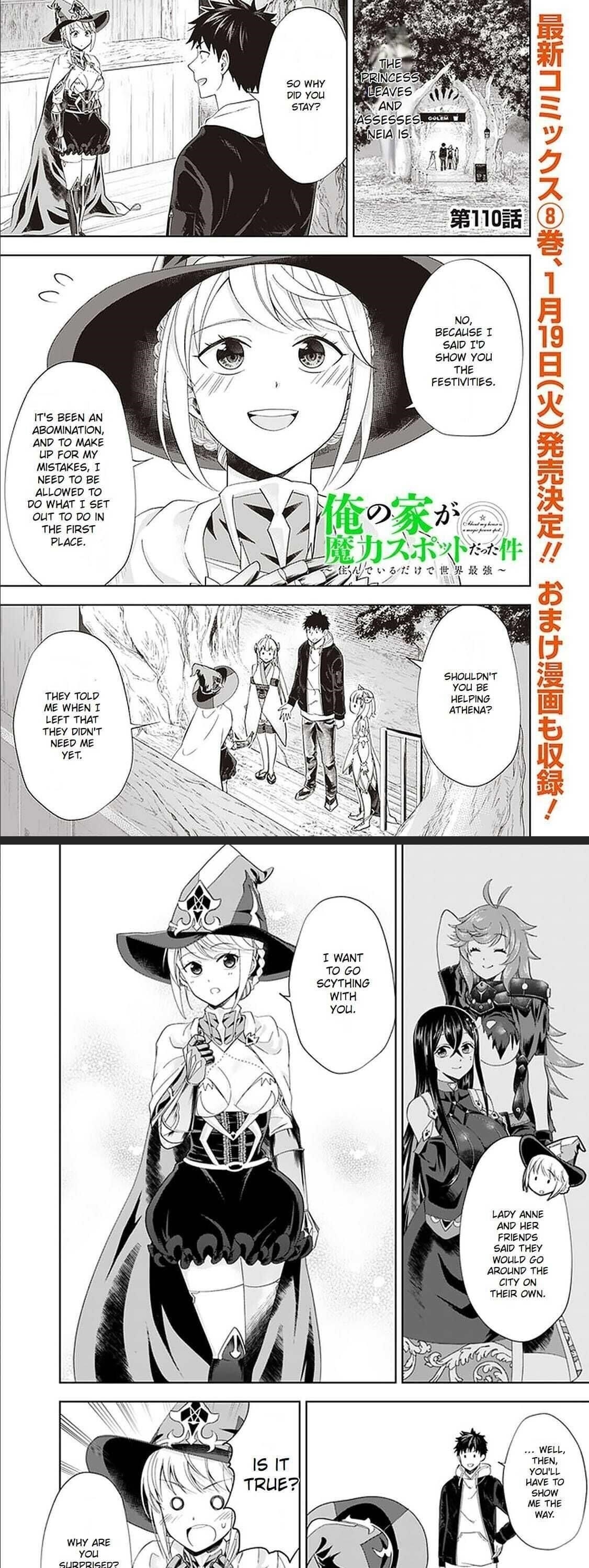 Ore No Ie Ga Maryoku Spot Datta Ken – Sundeiru Dake De Sekai Saikyou Chapter 110 - Page 1