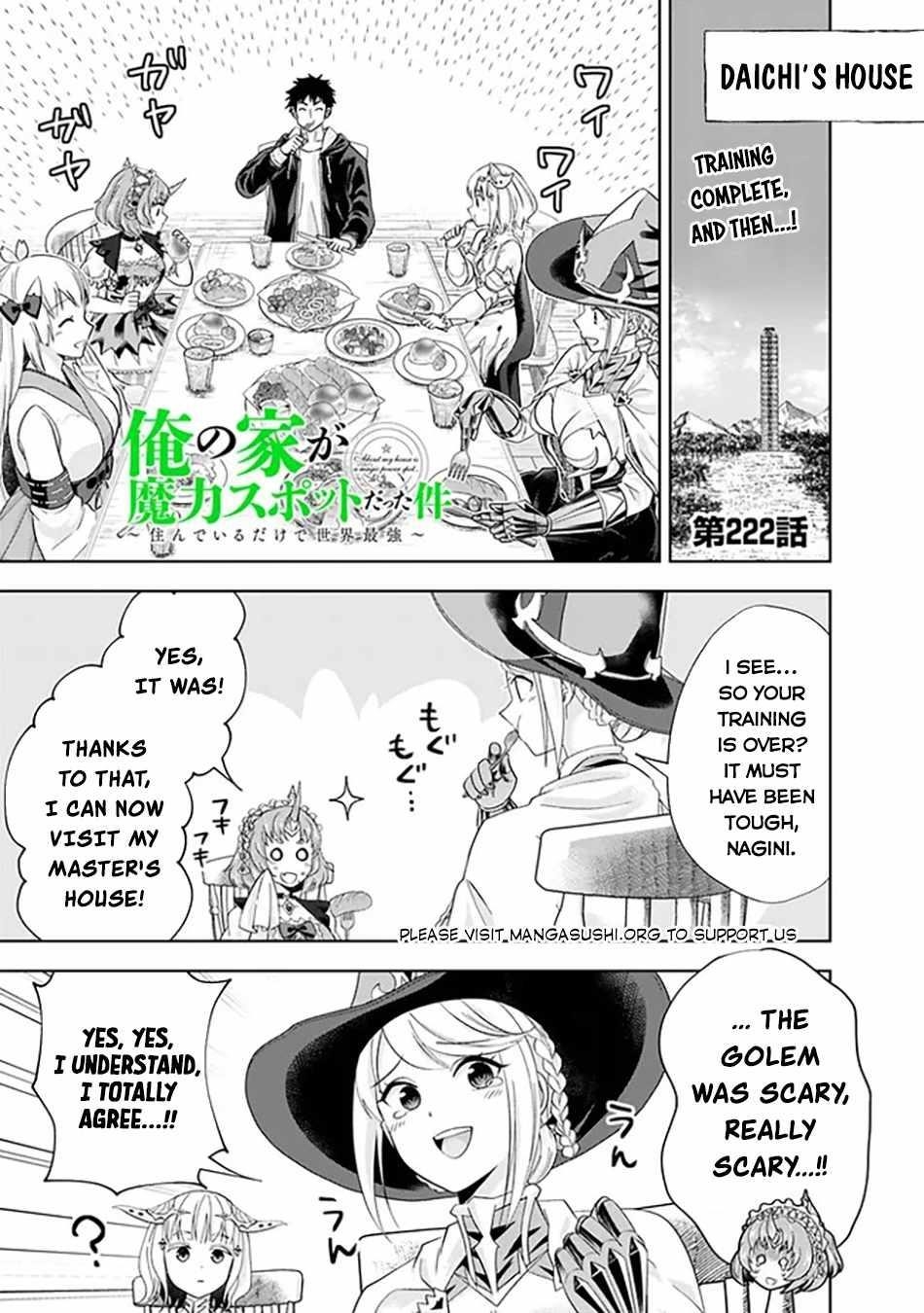 Ore No Ie Ga Maryoku Spot Datta Ken – Sundeiru Dake De Sekai Saikyou Chapter 222 - Page 1