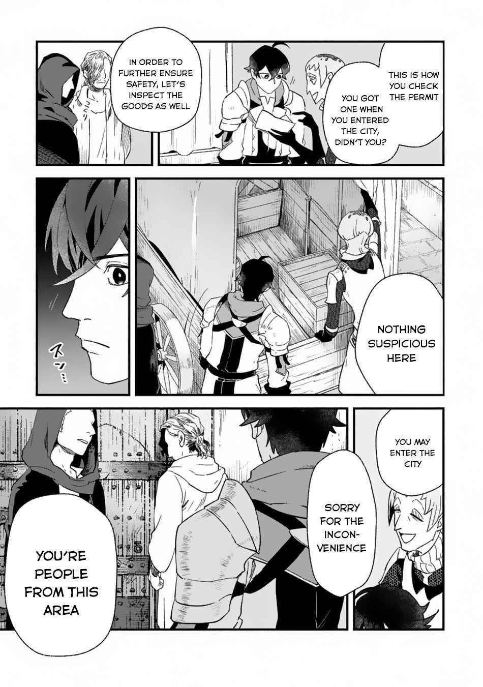 Sono Monban, Saikyou Nitsuki: Tsuihou Sareta Bougyo Ryoku 9999 no Senshi, Outo no Monban Toshite Musou Suru Chapter 3.1 - Page 3