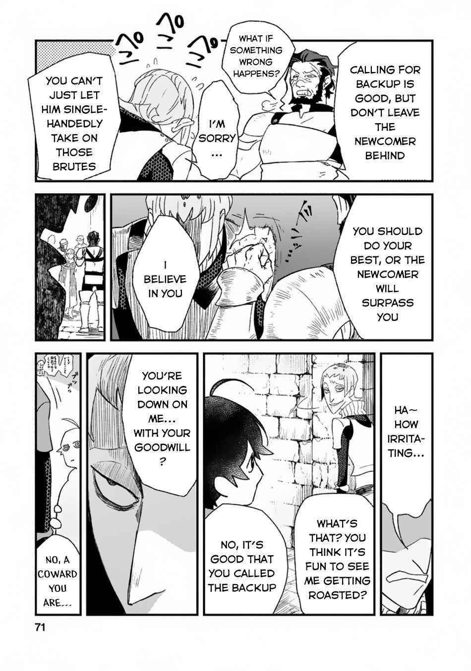 Sono Monban, Saikyou Nitsuki: Tsuihou Sareta Bougyo Ryoku 9999 no Senshi, Outo no Monban Toshite Musou Suru Chapter 3.1 - Page 9