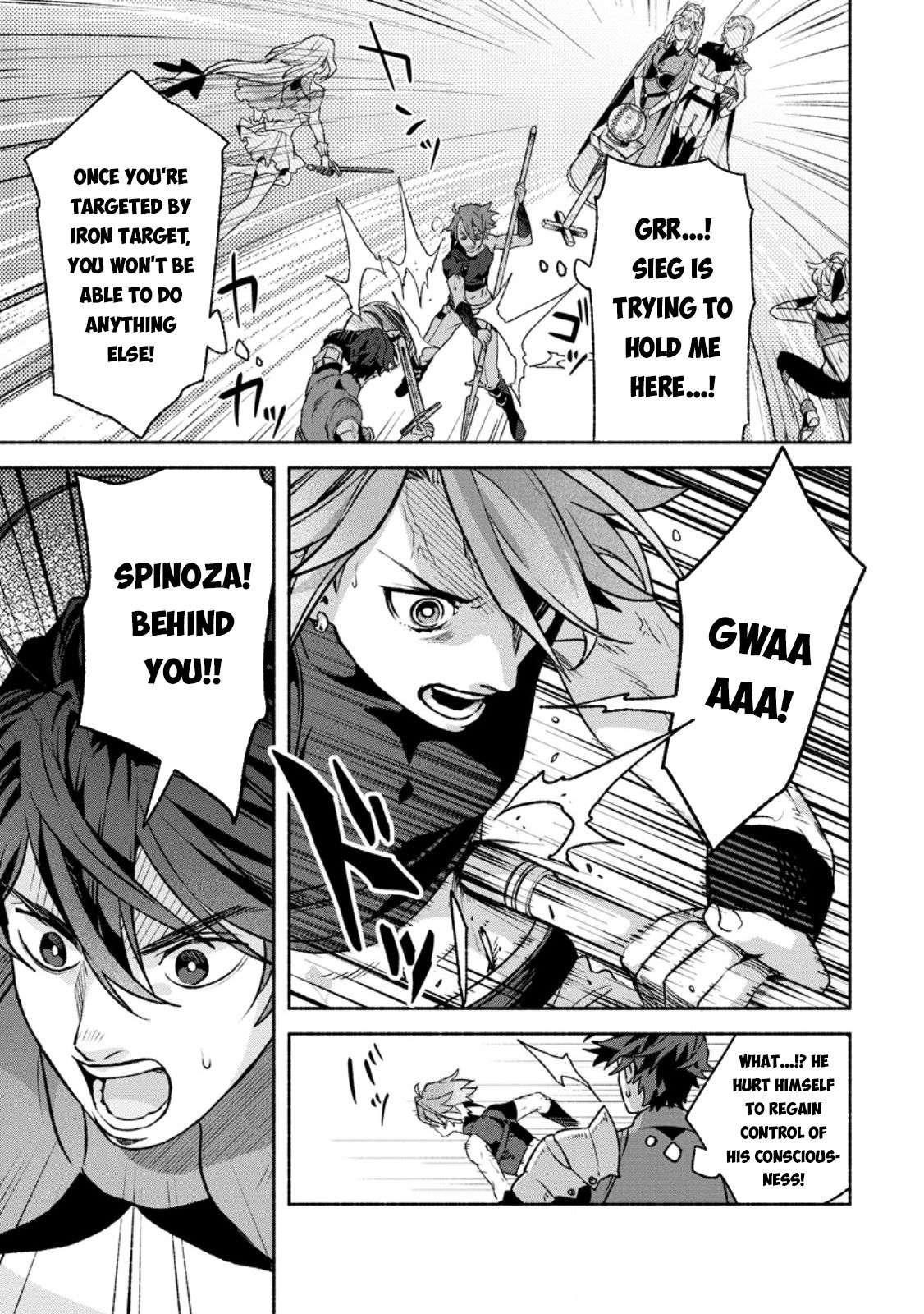 Sono Monban, Saikyou Nitsuki: Tsuihou Sareta Bougyo Ryoku 9999 no Senshi, Outo no Monban Toshite Musou Suru Chapter 36 - Page 21