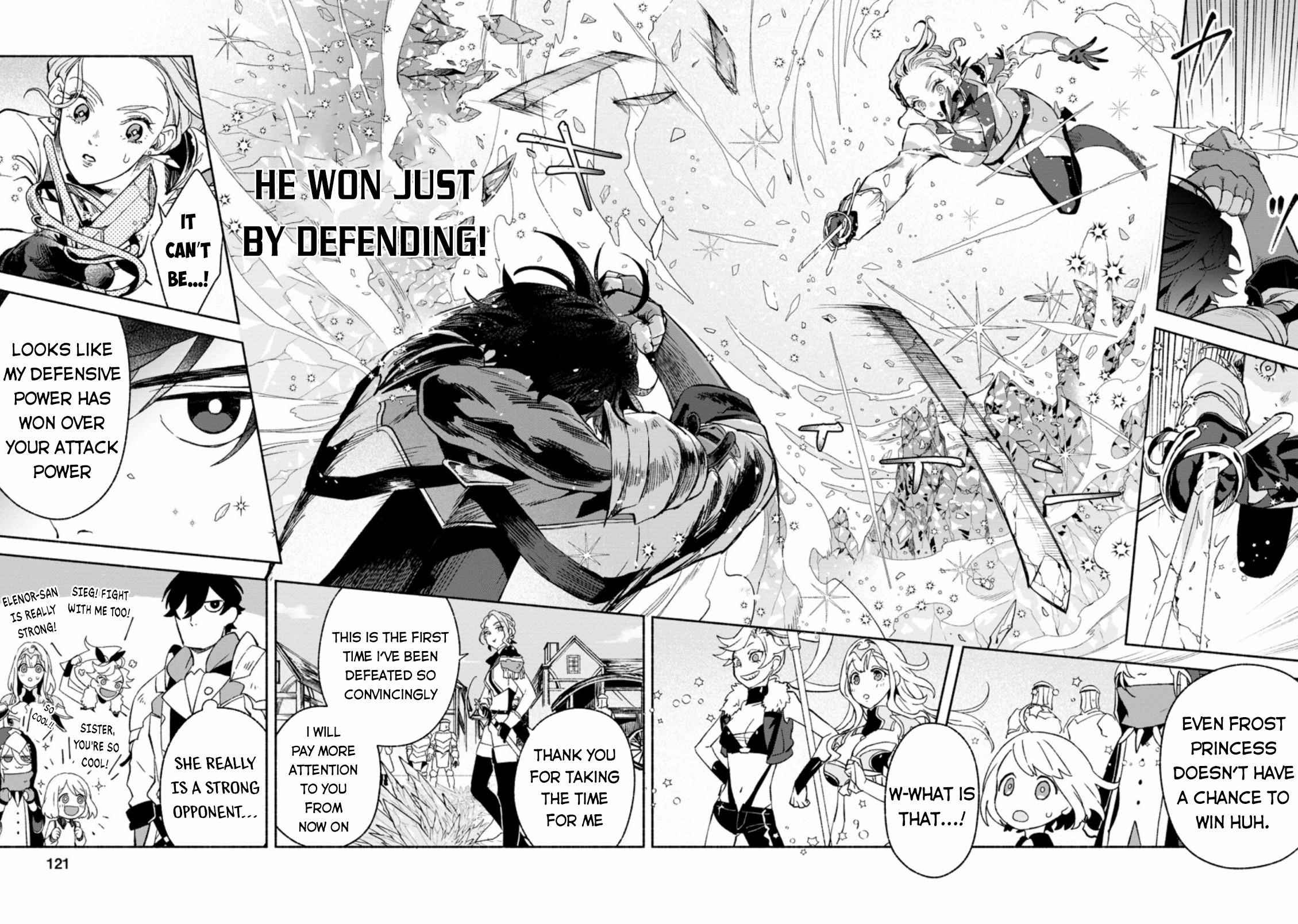 Sono Monban, Saikyou Nitsuki: Tsuihou Sareta Bougyo Ryoku 9999 no Senshi, Outo no Monban Toshite Musou Suru Chapter 9 - Page 22