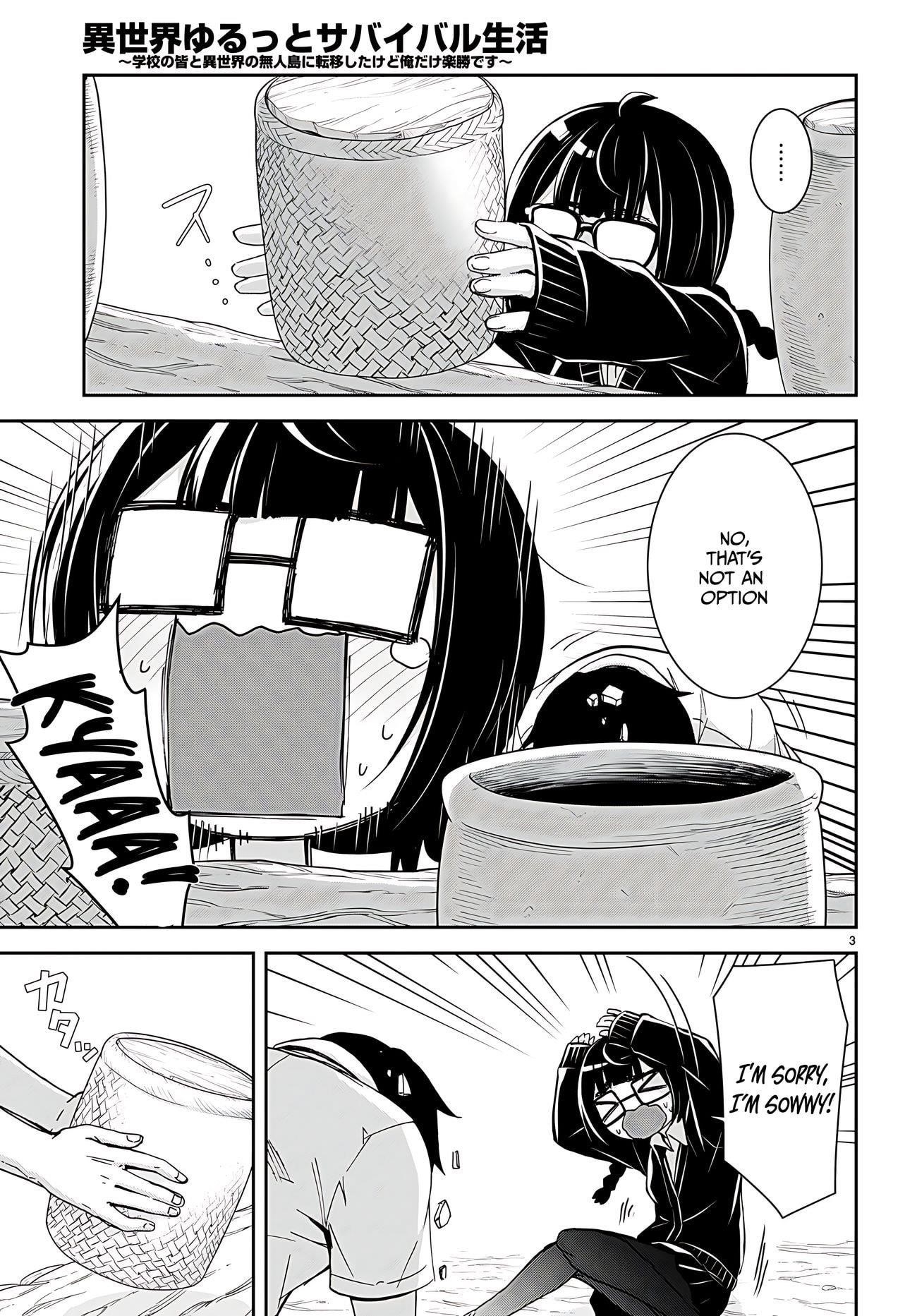 Isekai Yurutto Survival Seikatsu: Gakkou No Minna To Isekai No Mujintou Ni Tenishitakedo Ore Dake Rakushou Desu Chapter 29 - Page 4