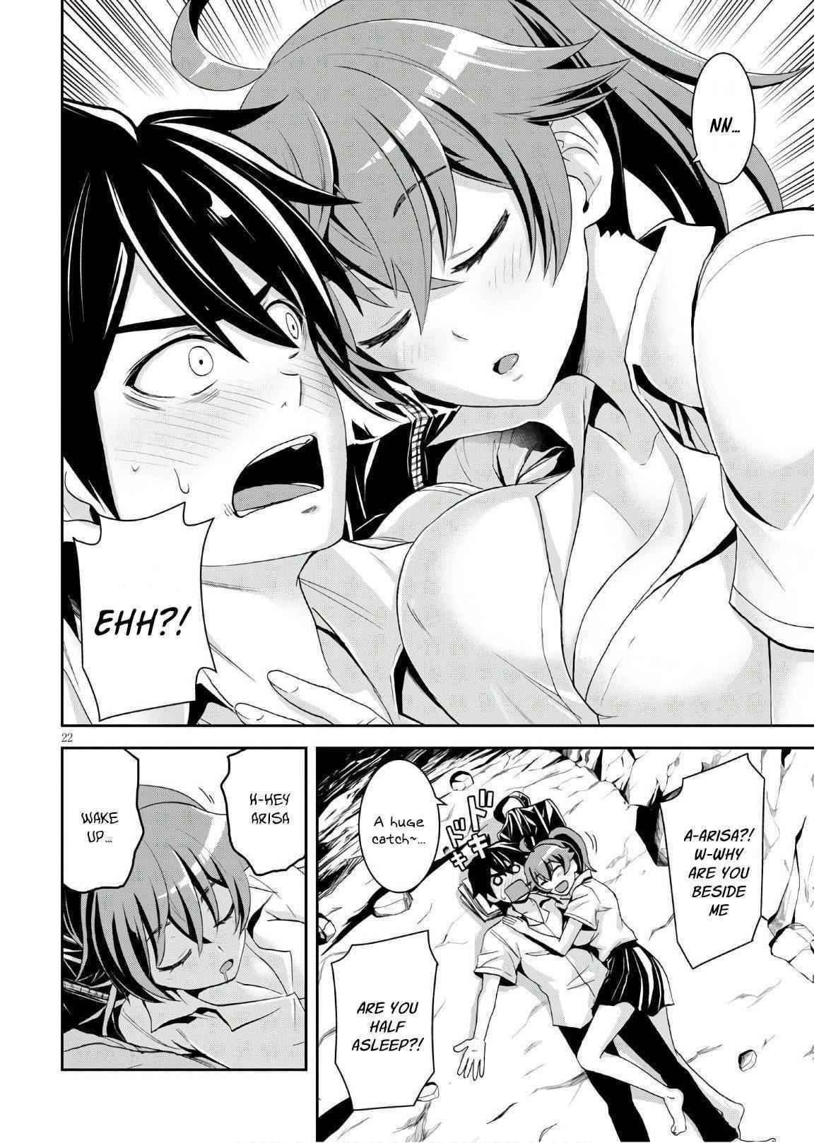 Isekai Yurutto Survival Seikatsu: Gakkou No Minna To Isekai No Mujintou Ni Tenishitakedo Ore Dake Rakushou Desu Chapter 3 - Page 22