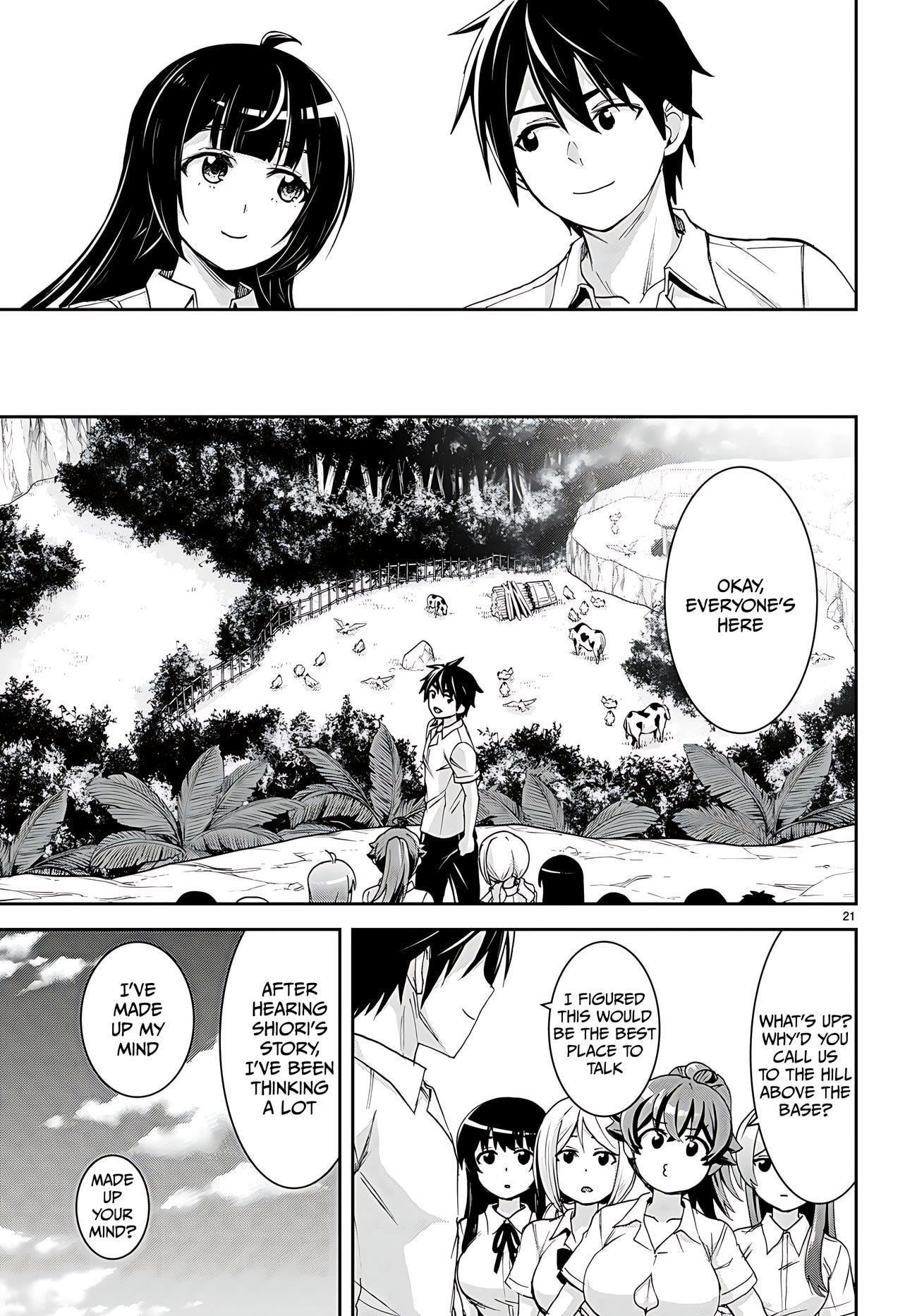 Isekai Yurutto Survival Seikatsu: Gakkou No Minna To Isekai No Mujintou Ni Tenishitakedo Ore Dake Rakushou Desu Chapter 30 - Page 22