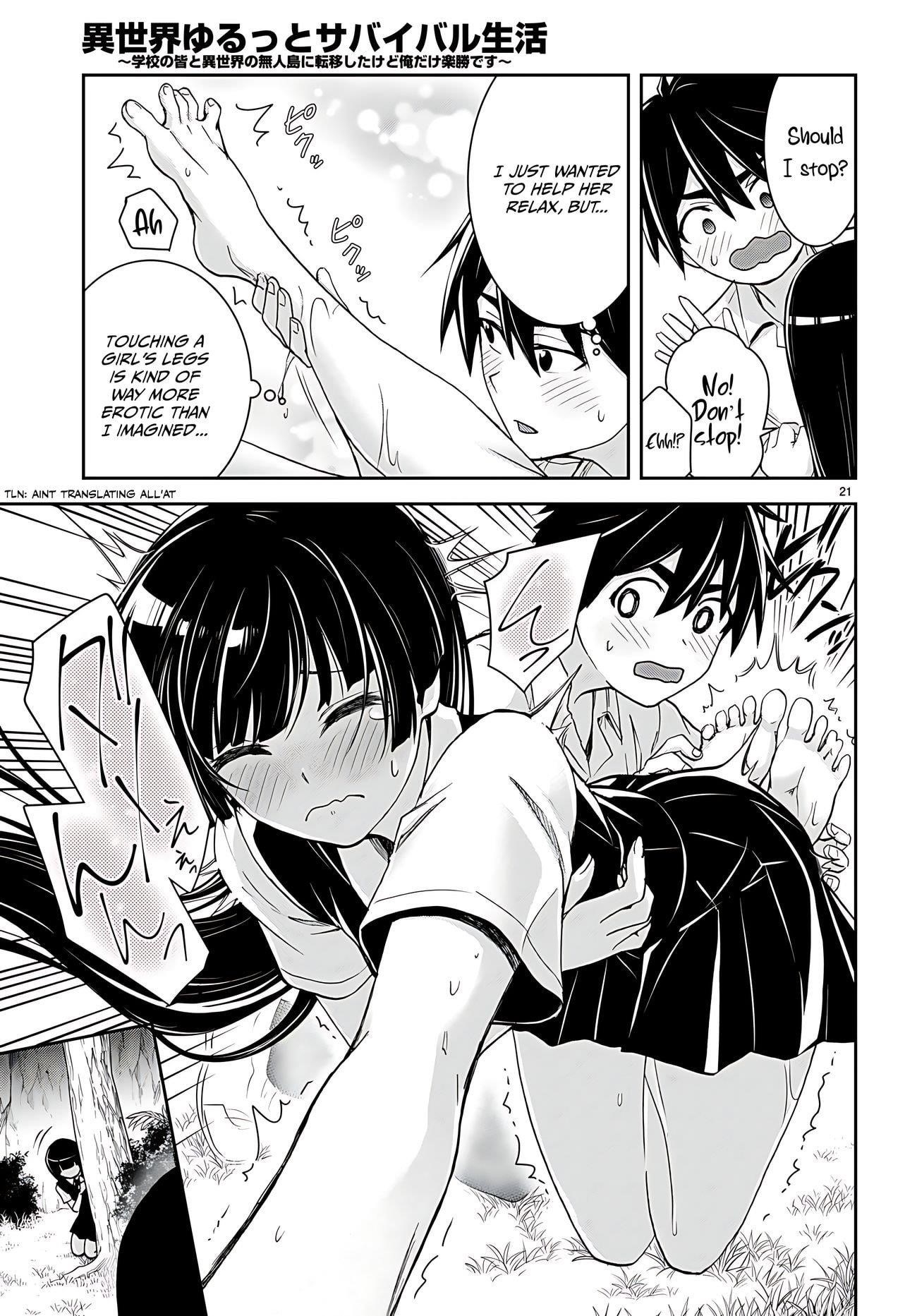 Isekai Yurutto Survival Seikatsu: Gakkou No Minna To Isekai No Mujintou Ni Tenishitakedo Ore Dake Rakushou Desu Chapter 32 - Page 22