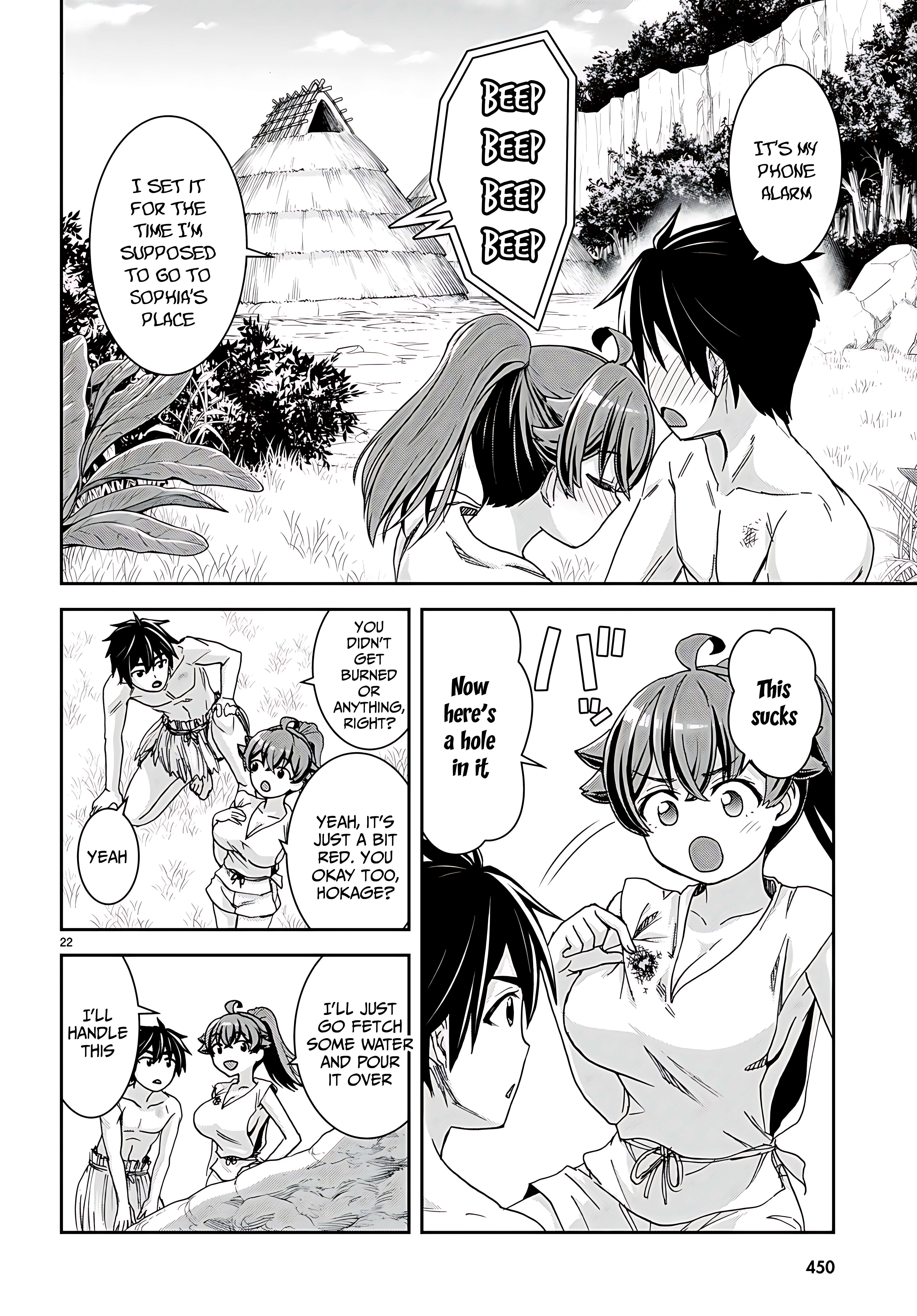 Isekai Yurutto Survival Seikatsu: Gakkou No Minna To Isekai No Mujintou Ni Tenishitakedo Ore Dake Rakushou Desu Chapter 35 - Page 23