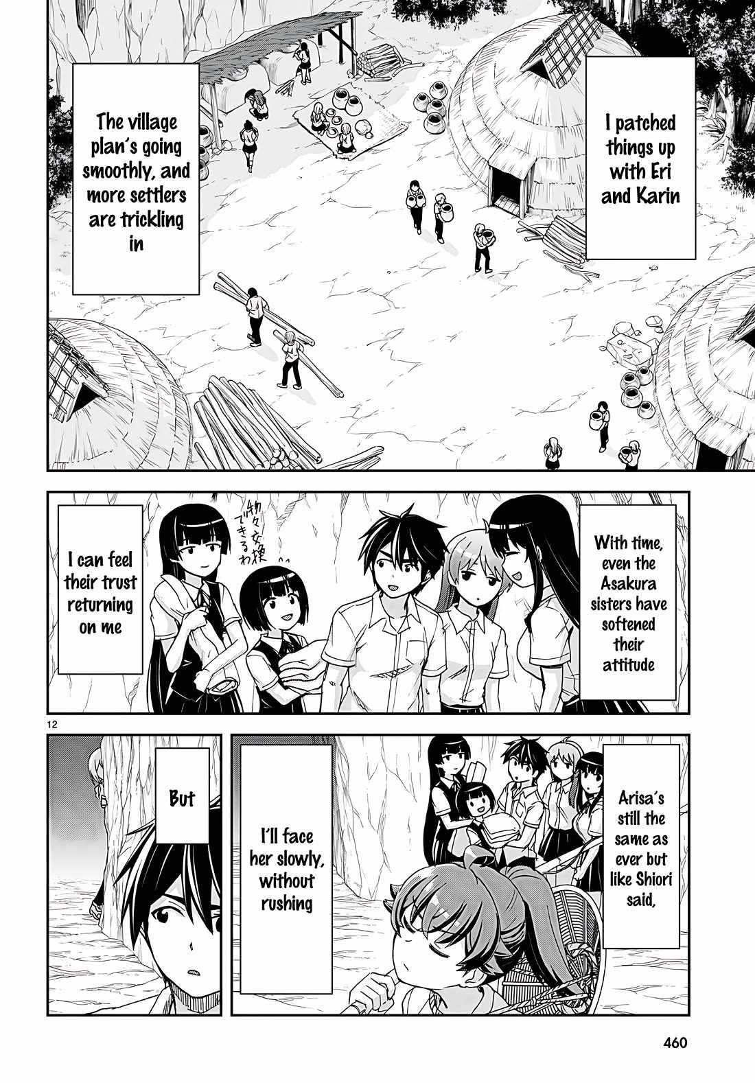 Isekai Yurutto Survival Seikatsu: Gakkou No Minna To Isekai No Mujintou Ni Tenishitakedo Ore Dake Rakushou Desu Chapter 38 - Page 12