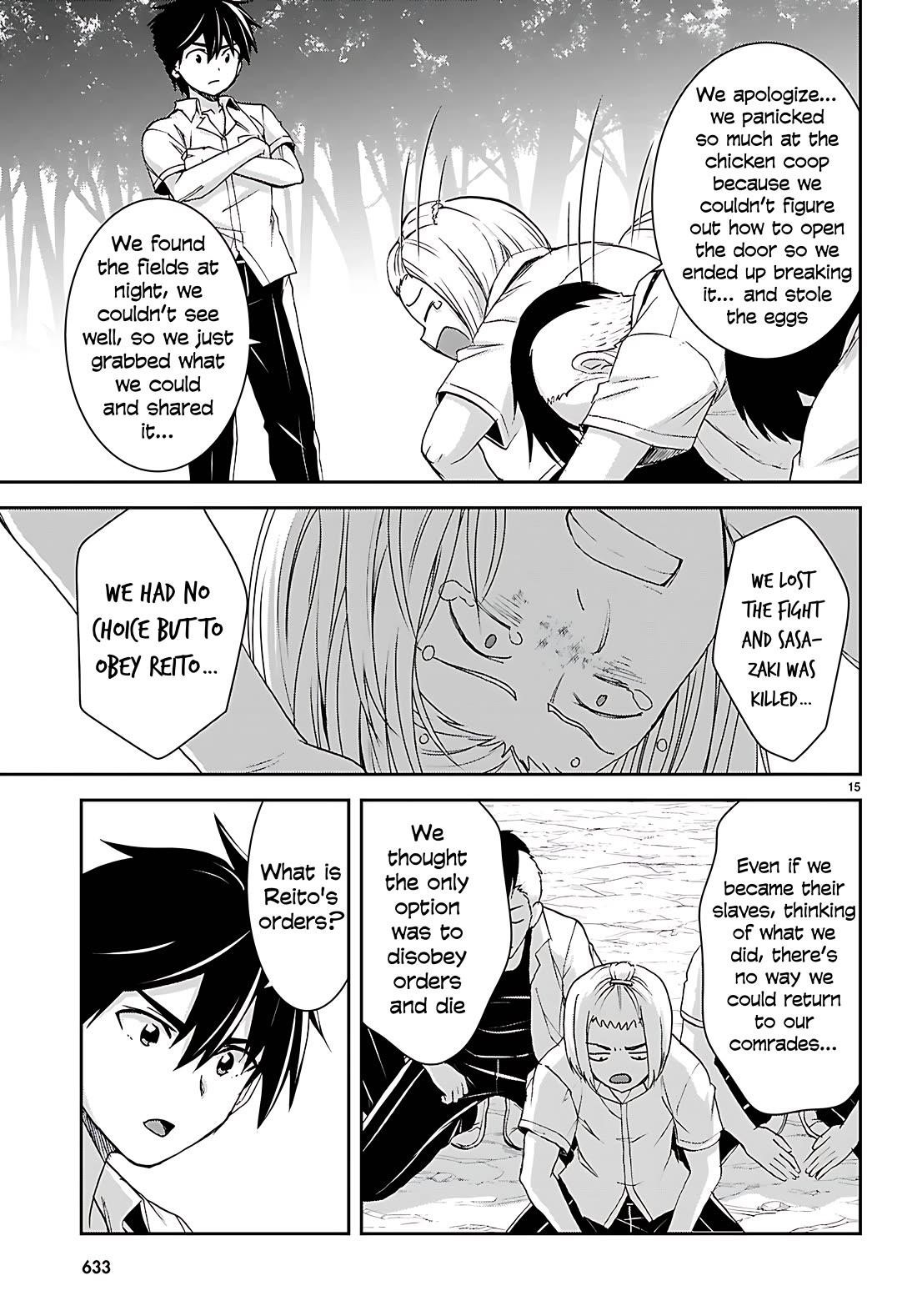 Isekai Yurutto Survival Seikatsu: Gakkou No Minna To Isekai No Mujintou Ni Tenishitakedo Ore Dake Rakushou Desu Chapter 41 - Page 17