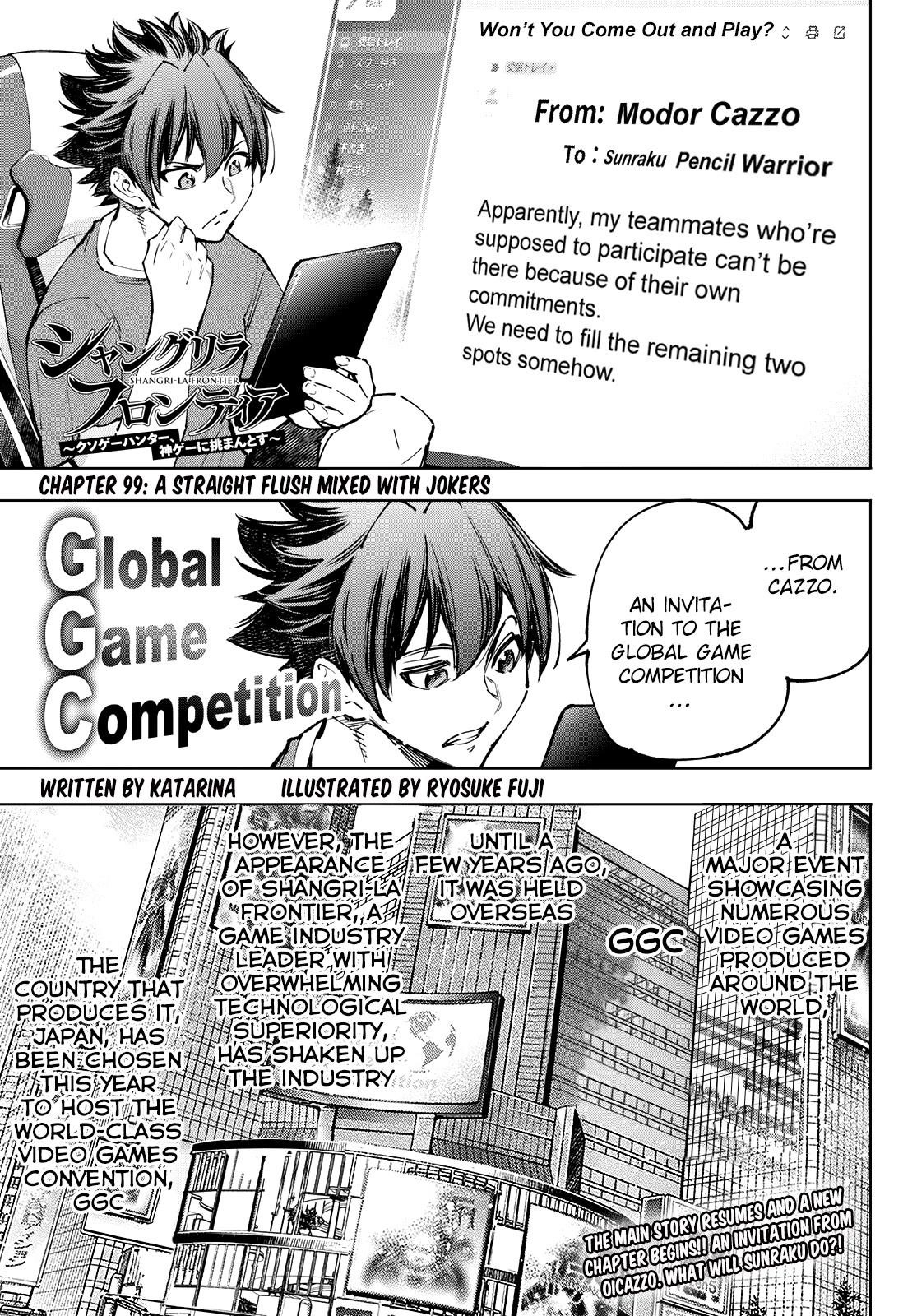 Shangri-La Frontier Chapter 99 - Page 1