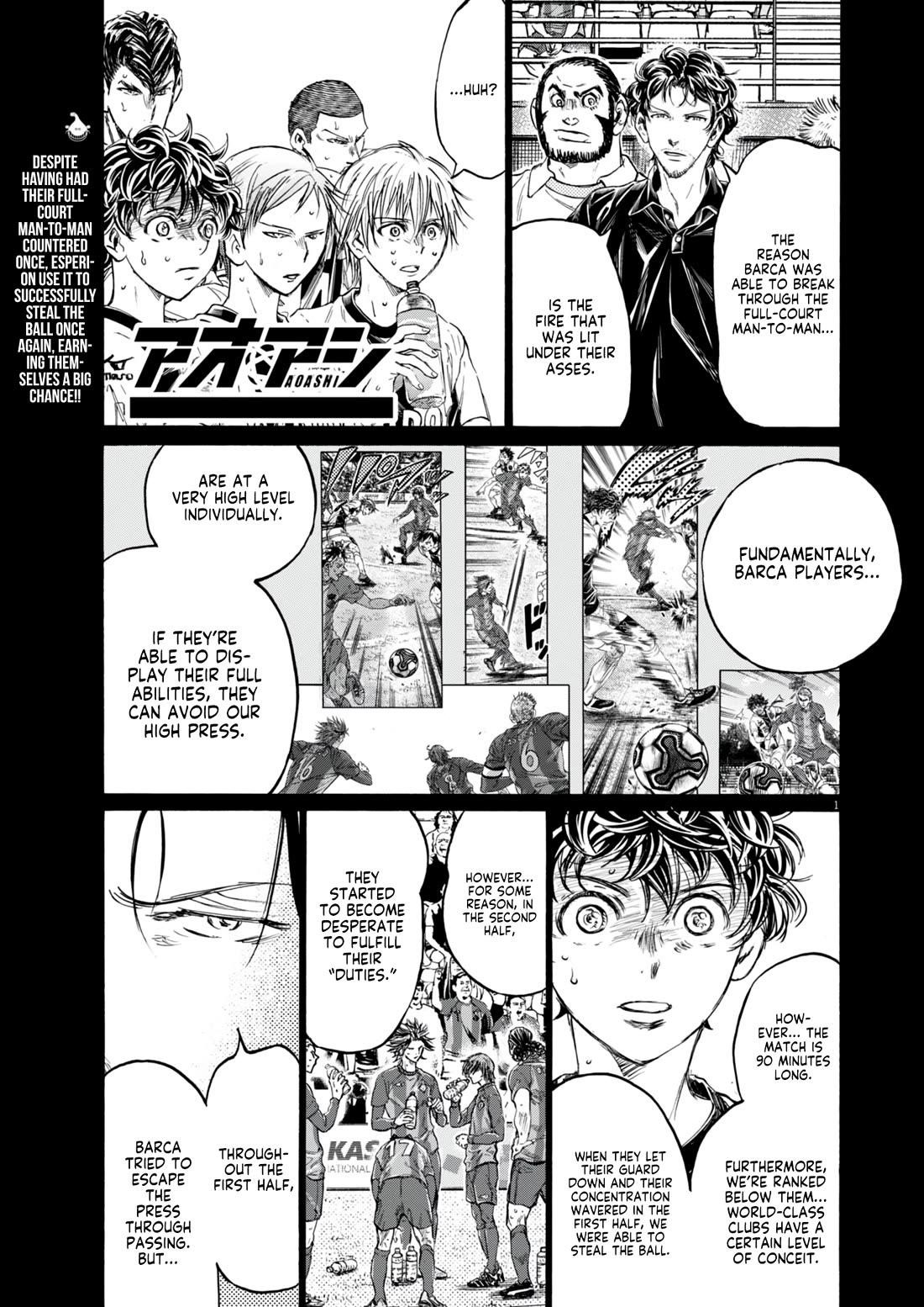 Ao Ashi Chapter 383 - Page 1