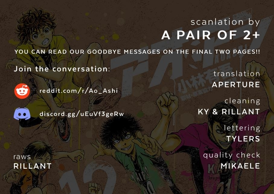 Ao Ashi Chapter 410 - Page 1