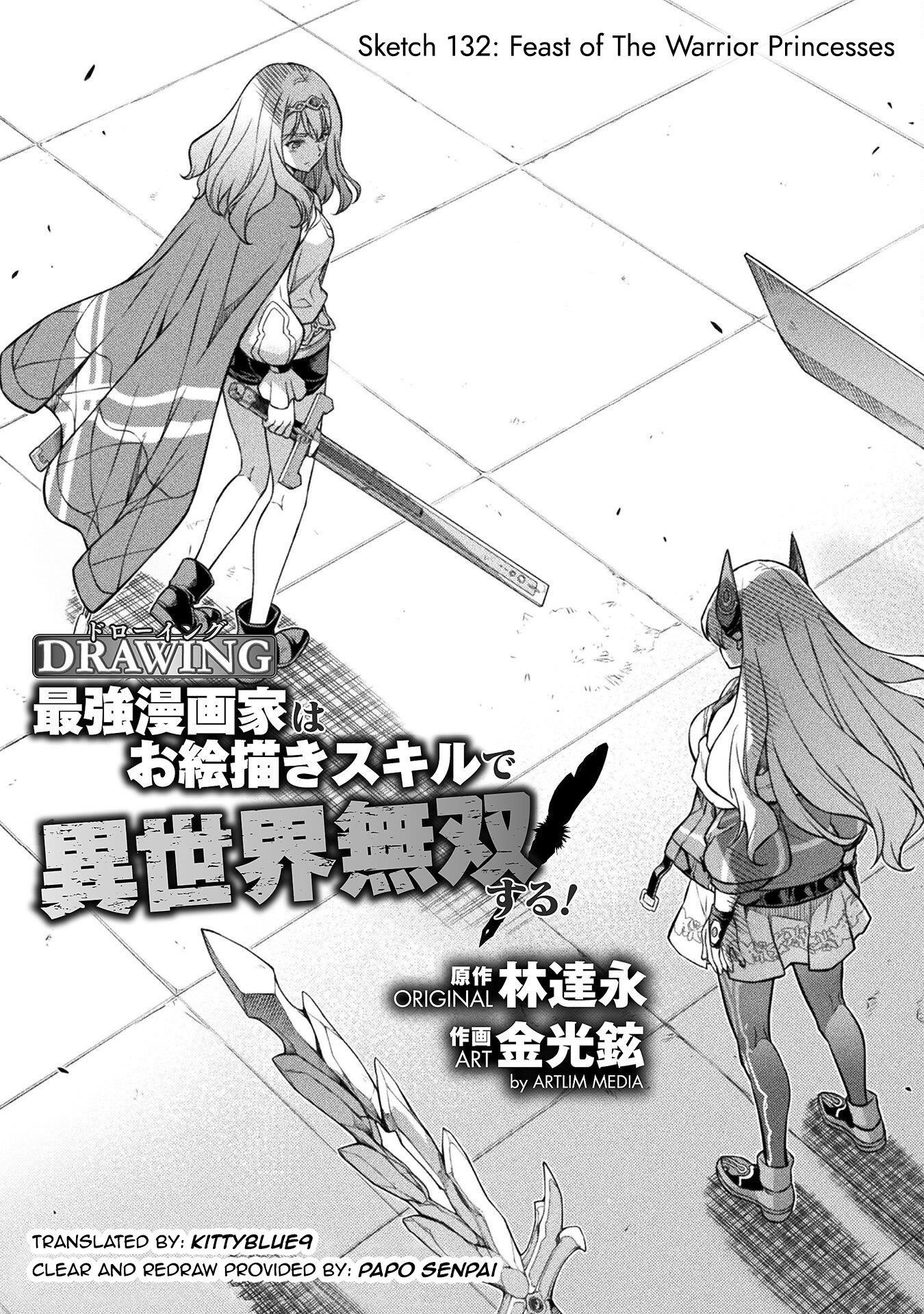 Drawing: Saikyou Mangaka wa Oekaki Skill de Isekai Musou Suru! Chapter 132 - Page 1