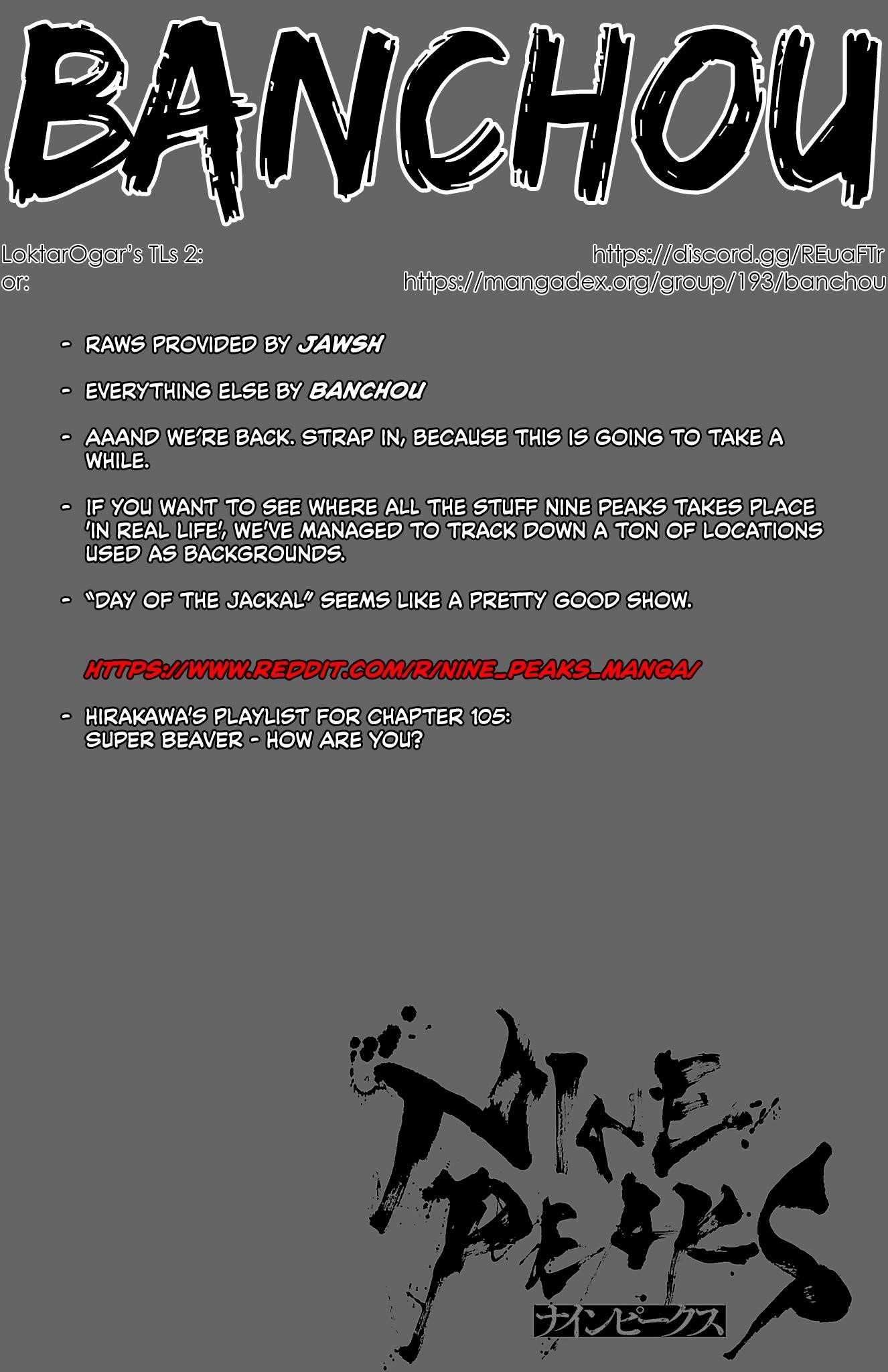 Nine Peaks Chapter 105 - Page 1