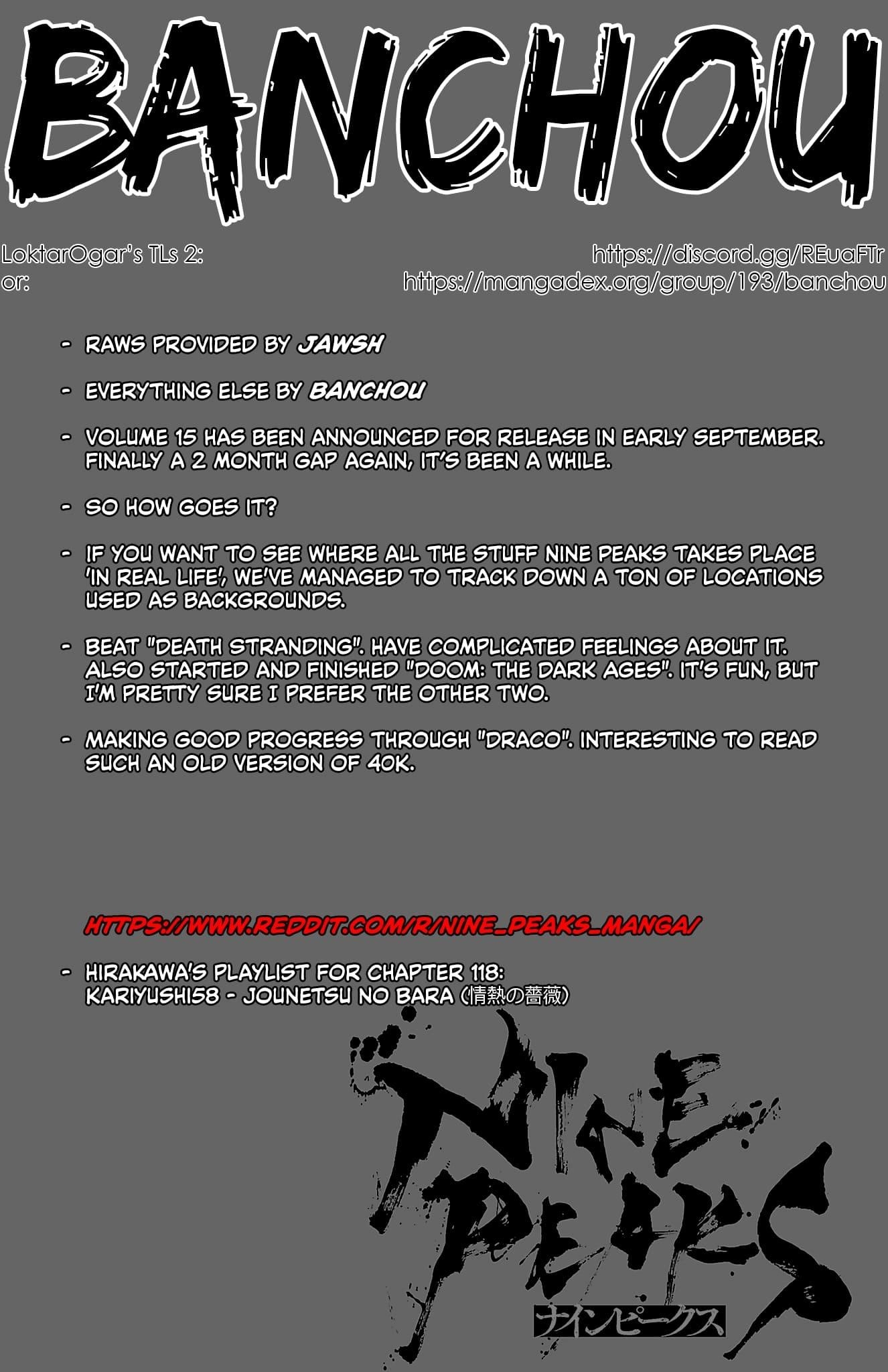 Nine Peaks Chapter 118 - Page 1