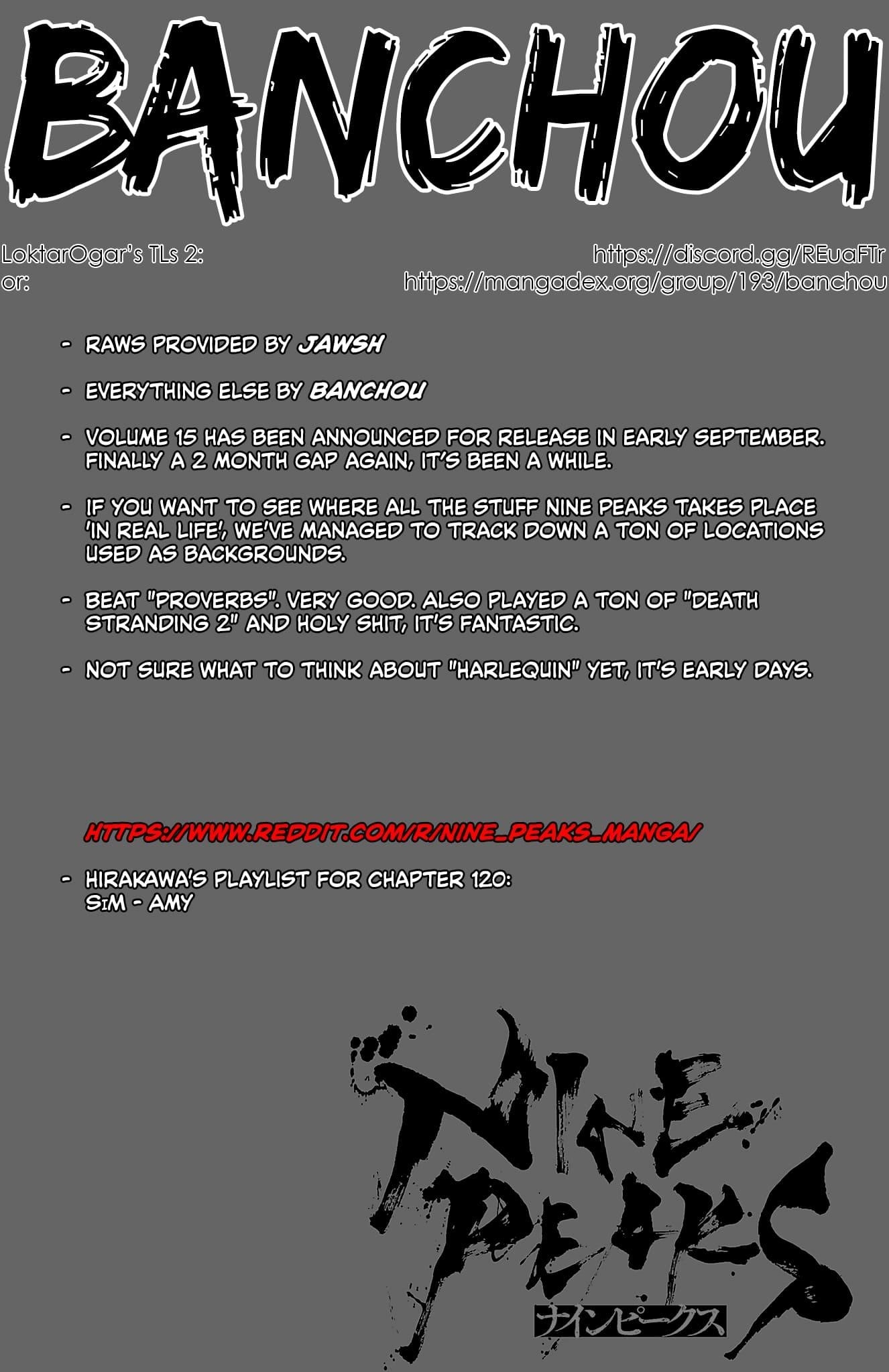 Nine Peaks Chapter 120 - Page 1