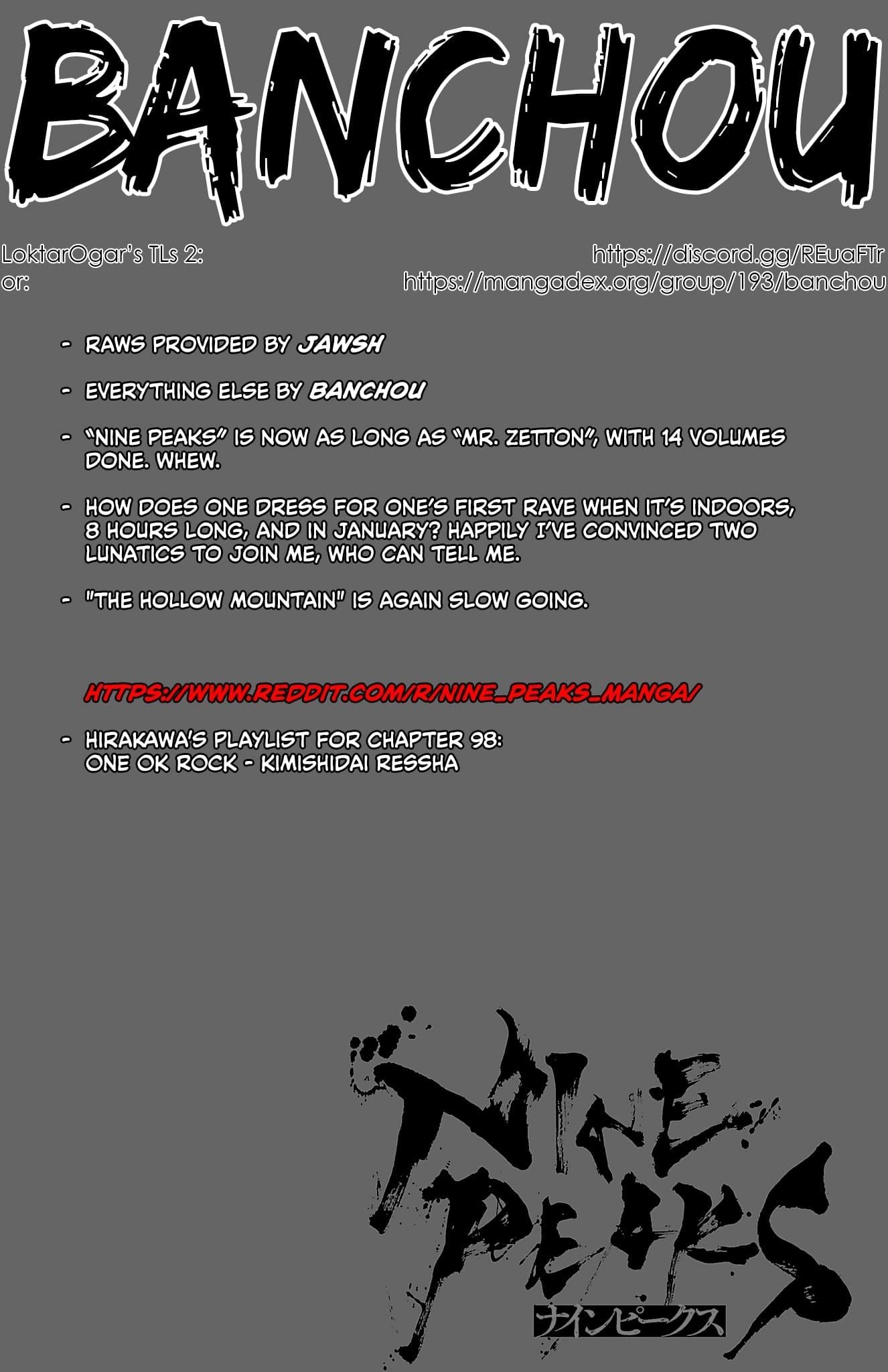 Nine Peaks Chapter 98 - Page 1