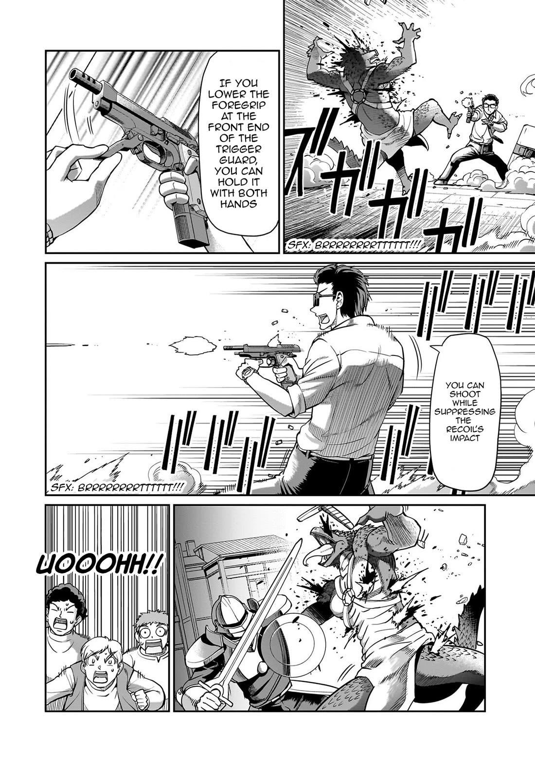 The gunner’s life of a middle-aged man summoned to another world and armed with a rifle: an airsoft addicted salaryman returns to the alternative world after work Chapter 66 - Page 13