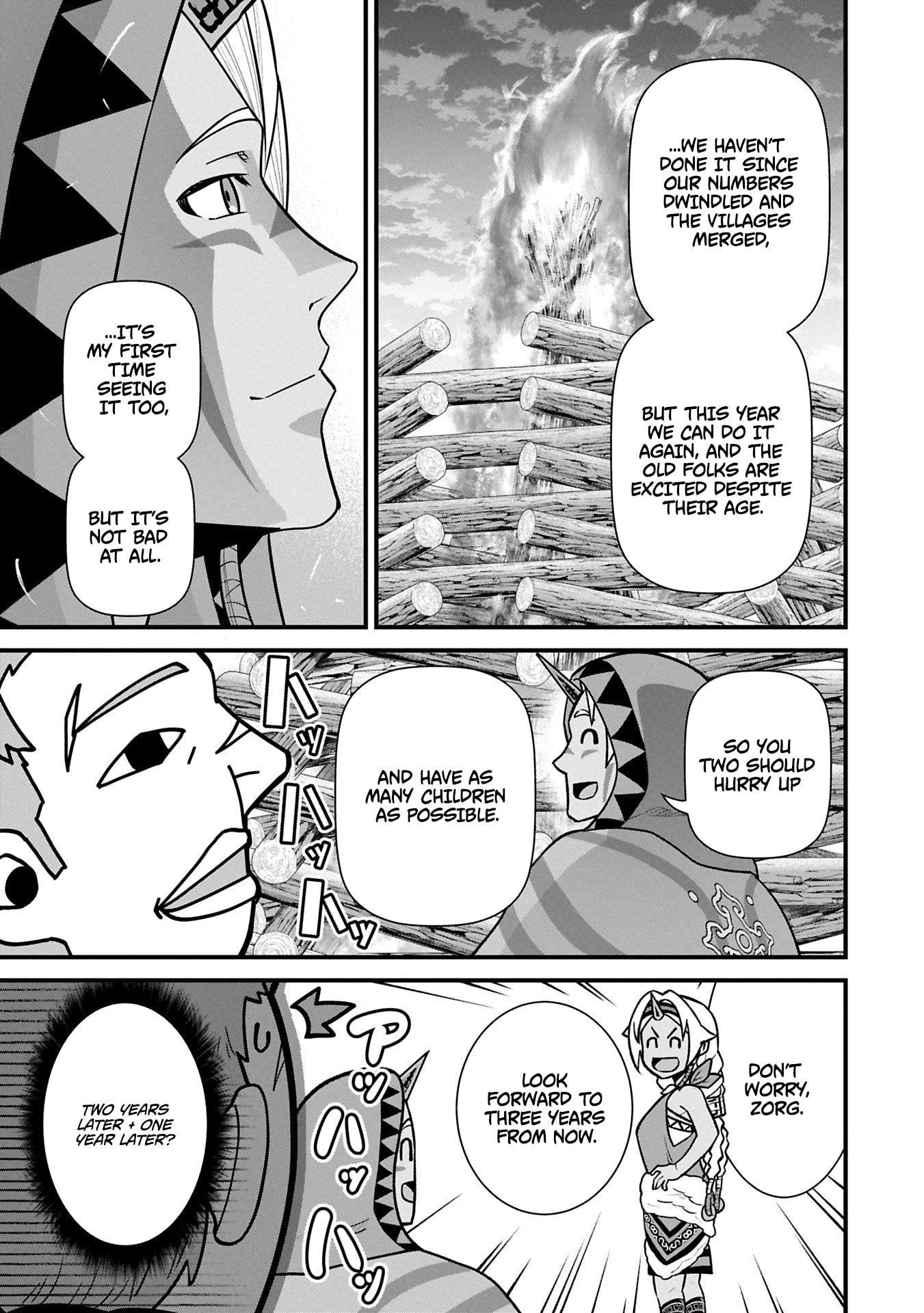 The Population of the Frontier Owner Starts With 0. “Dias the Blue” and a Blue-Horned Girl Chapter 61.2 - Page 4