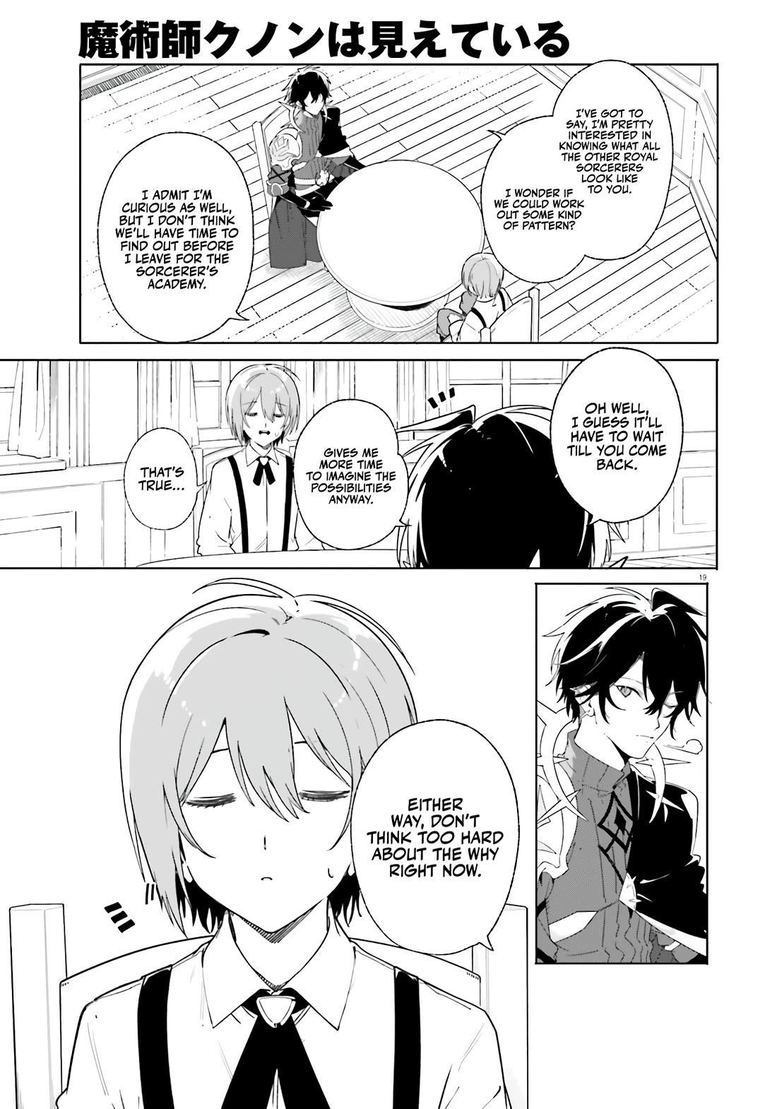 Kunon the Sorcerer Can See Through Chapter 13 - Page 20