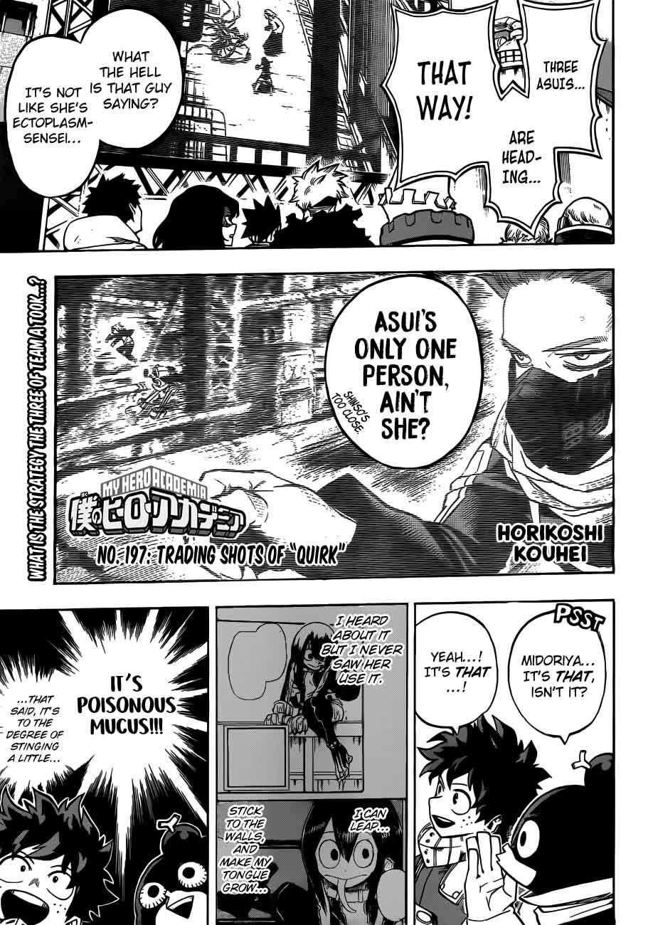 My Hero Academia Chapter 197 - Page 1
