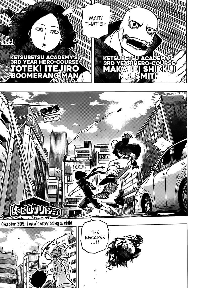 My Hero Academia Chapter 309 - Page 1