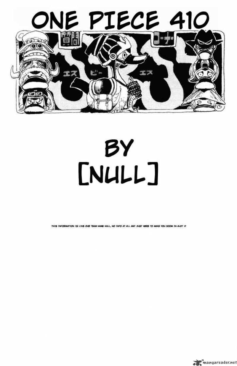 One Piece Chapter 410 - Page 19