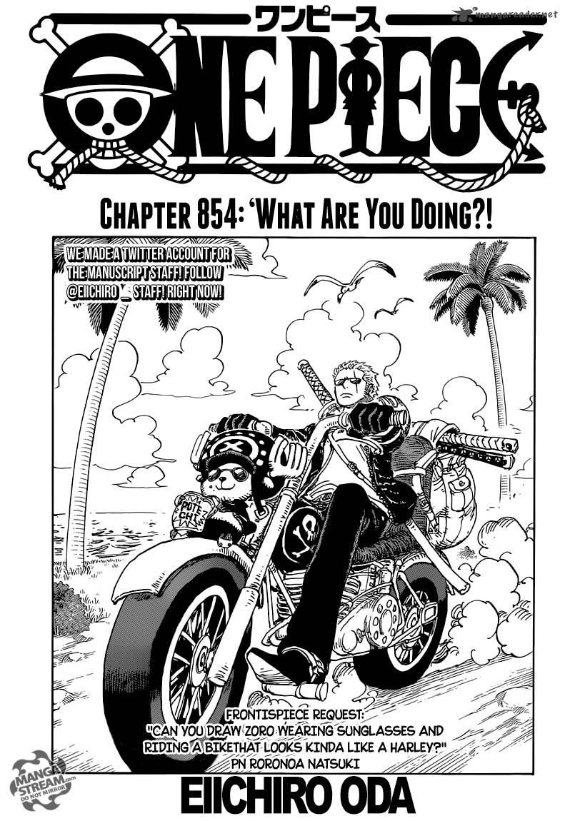 One Piece Chapter 854 - Page 1