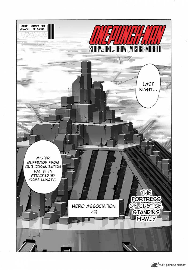 One Punch Man Chapter 78 - Page 1