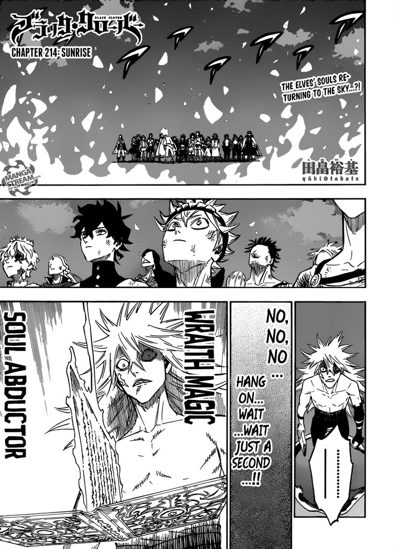 Black Clover Chapter 214 - Page 1