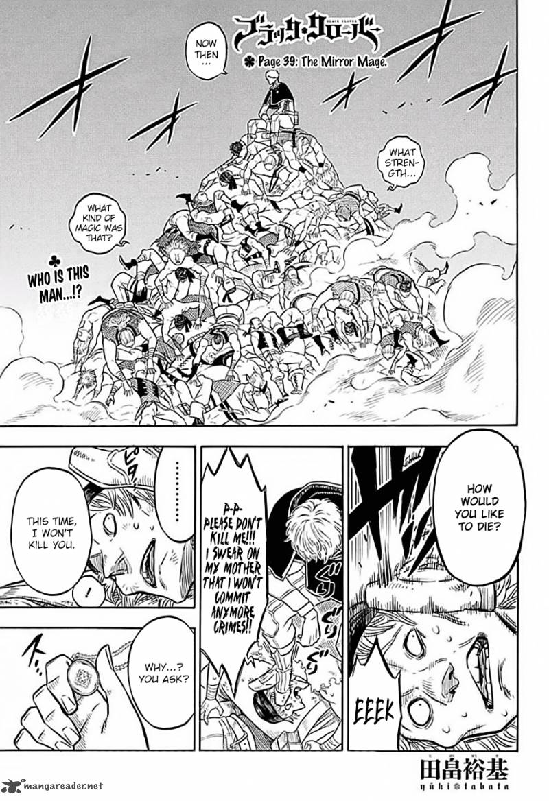 Black Clover Chapter 39 - Page 1